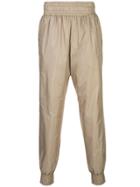 We11done Shell Track Pants - Brown