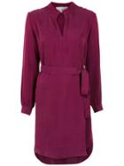 Egrey Silk Shirtdress - Pink & Purple