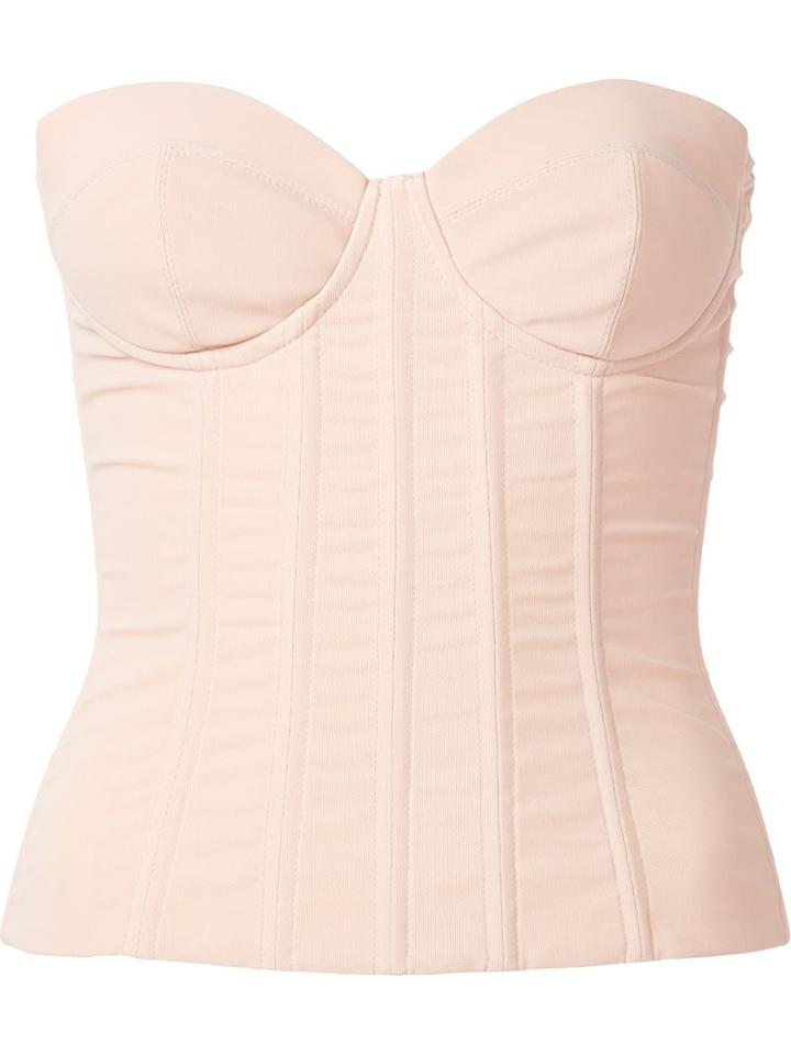 Natasha Zinko Corset Strapless Tank Top