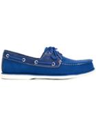 Timberland Monochrome Moccasin Loafers, Men's, Size: 9, Blue, Cotton/leather/rubber