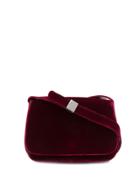Prada Vintage Velvety Shoulder Bag - Red