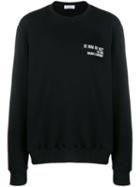 Ih Nom Uh Nit Logo Printed Sweatshirt - Black