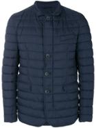 Herno Long Sleeved Down Jacket - Blue