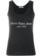 Calvin Klein Jeans Logo Print Tank Top - Black