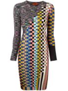 Missoni Colour Block Dress, Women's, Size: 40, Polyamide/wool