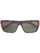 Saint Laurent - Square Sunglasses - Men - Cellulose - One Size, Brown, Cellulose