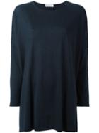 Brunello Cucinelli Oversized Jumper, Women's, Size: Xl, Blue, Silk/cashmere