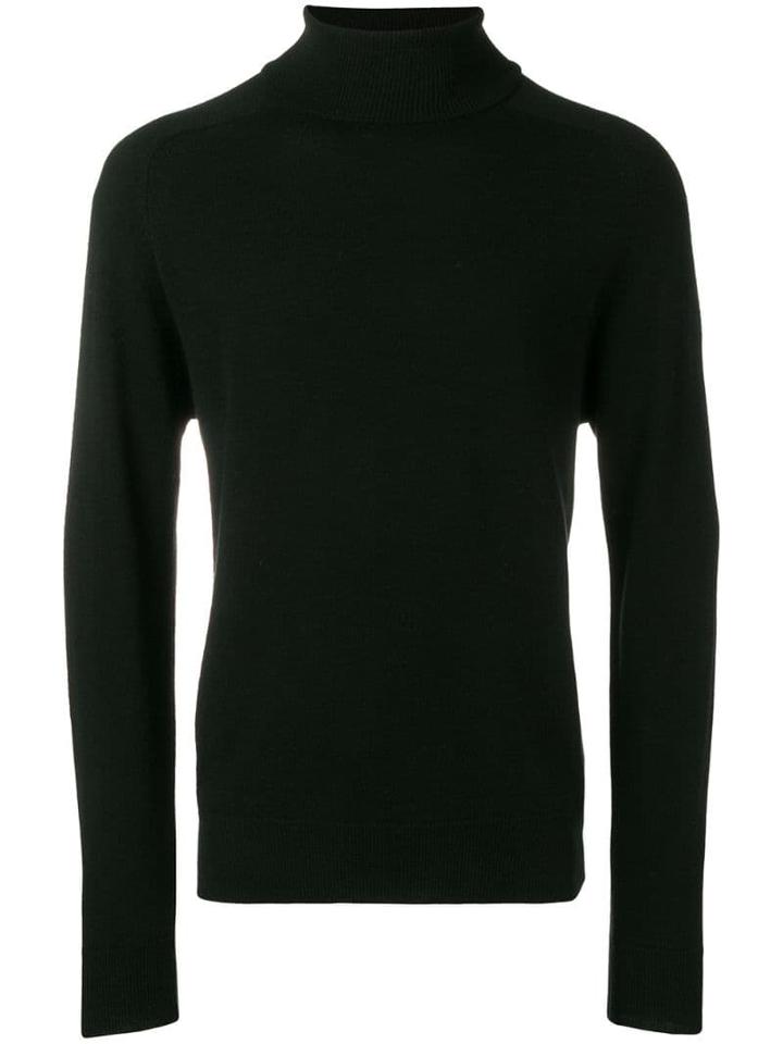 Ami Paris Turtleneck Sweater - Black