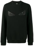 Fendi - Bag Bugs Sweatshirt - Men - Cotton/leather/plastic/brass - 46, Black, Cotton/leather/plastic/brass