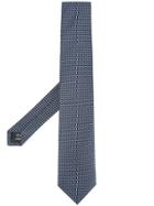 Gieves & Hawkes Geometric Embroidered Tie - Grey