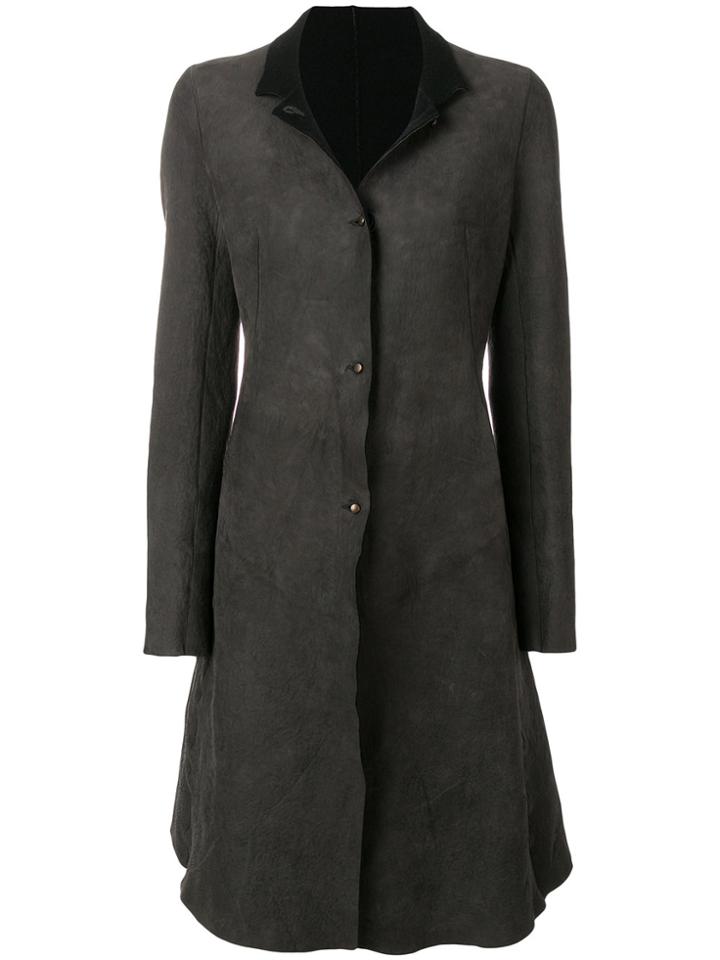 Isaac Sellam Experience Panelled Coat - Grey