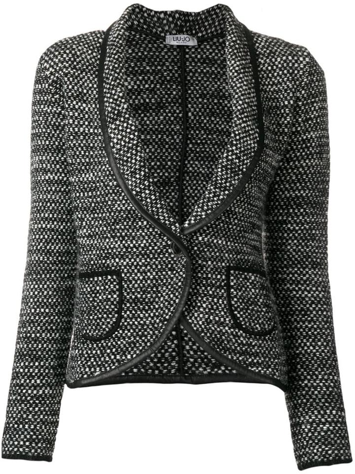 Liu Jo Single Button Fitted Jacket - Metallic