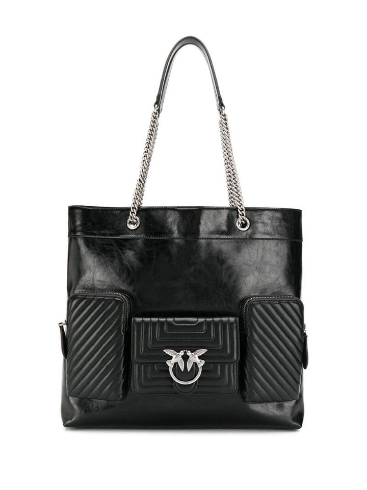 Pinko Big Love Tote Bag - Black
