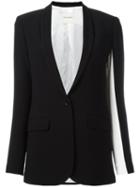 Each X Other Shawl Lapel Blazer, Women's, Size: Small, Black, Acetate/viscose