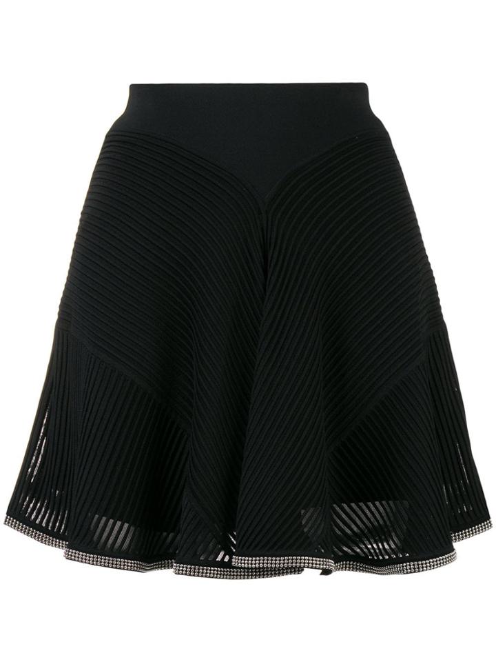 Alexander Wang Ribbed High-waist Skirt - Black
