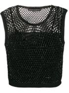 Ermanno Scervino Crystal Tank - Black
