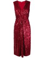P.a.r.o.s.h. Sequin Embellished Dress - Red
