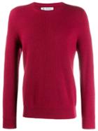 Brunello Cucinelli Long-sleeve Fitted Sweater - Red