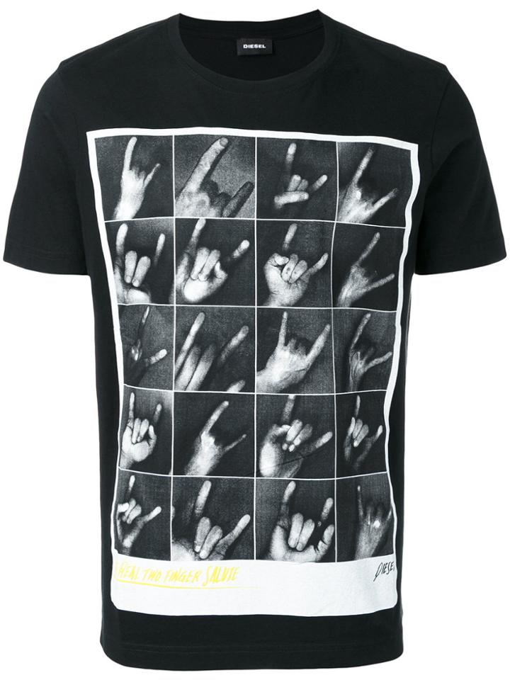 Diesel Printed T-shirt - Black