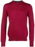 Barba Crewneck Sweater - Red