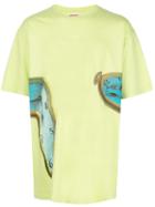 Supreme Print Detail T-shirt - Neon Green