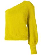 Alberta Ferretti One Shoulder Sweater - Green