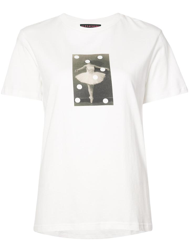 Alexa Chung Print Short-sleeve T-shirt - White