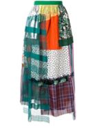 Kolor Patchwork Skirt - Multicolour