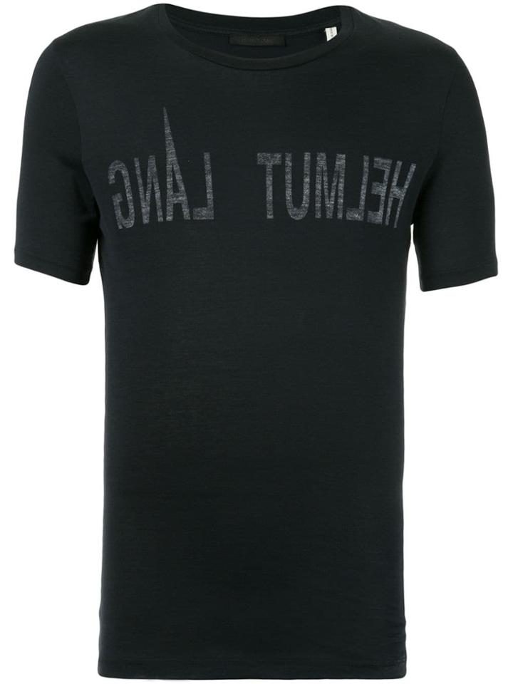 Helmut Lang Pre-owned 2000's Logo Print T-shirt - Black
