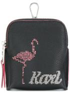 Karl Lagerfeld Yoni Alter Keychain Pouch - Black