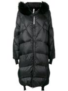 As65 Oversized Padded Coat - Black