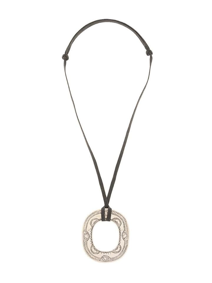 Hermès Pre-owned Touareg Charm Pendant Necklace - Silver