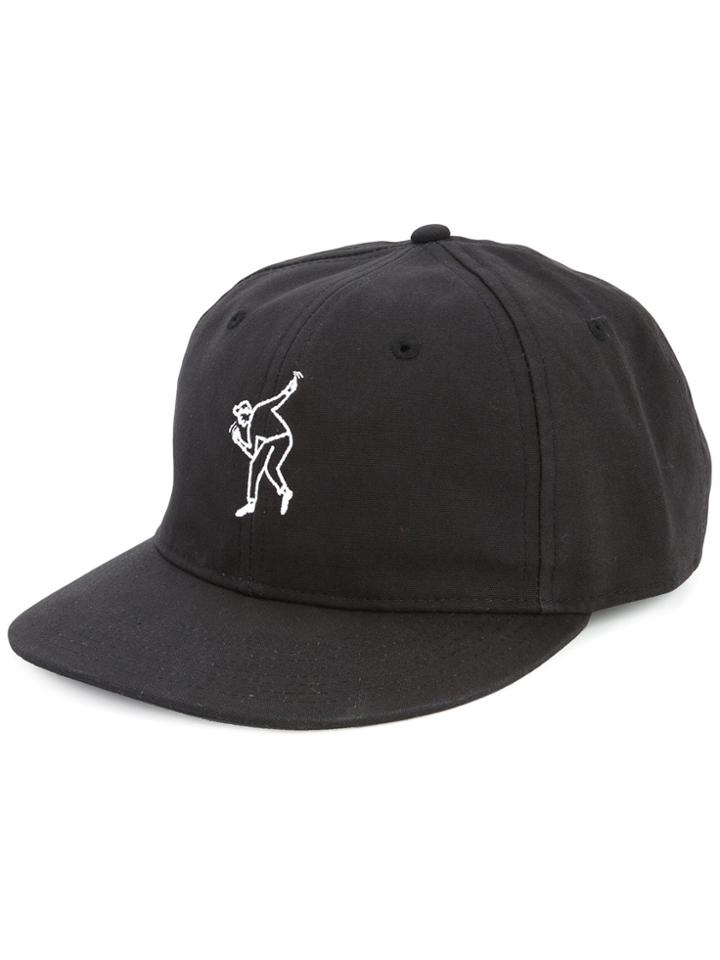 Rag & Bone Embroidered Patch Cap - Black