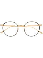 Bottega Veneta Eyewear Bv1017o Round-frame Glasses - Gold