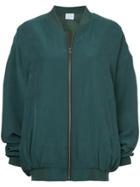 Cityshop Zipped Bomber Jacket - Green