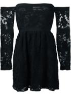 For Love And Lemons Strapless Flared Dress - Black