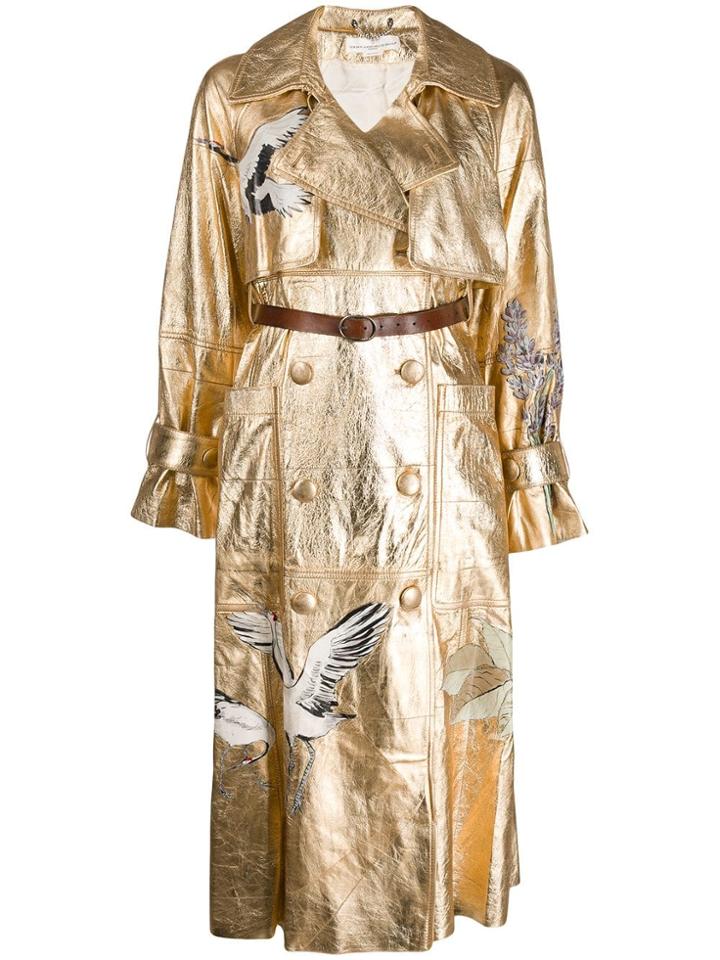 Golden Goose Embossed Double Buttoned Coat