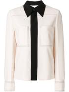 Joseph Contrast Trim Jacket - Nude & Neutrals