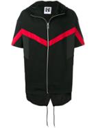 Les Hommes Urban Short Sleeved Zip Jacket - Black