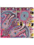 Etro - Paisley Print Scarf - Women - Silk/wool - One Size, Silk/wool
