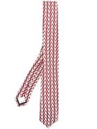 Valentino Optical Logo Tie - Red
