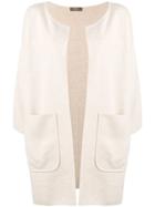 N.peal Open Front Cardicoat - Neutrals