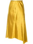 Ann Demeulemeester Asymmetric High-waisted Skirt - Yellow