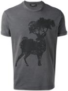 Dsquared2 - Printed T-shirt - Men - Cotton - L, Grey, Cotton