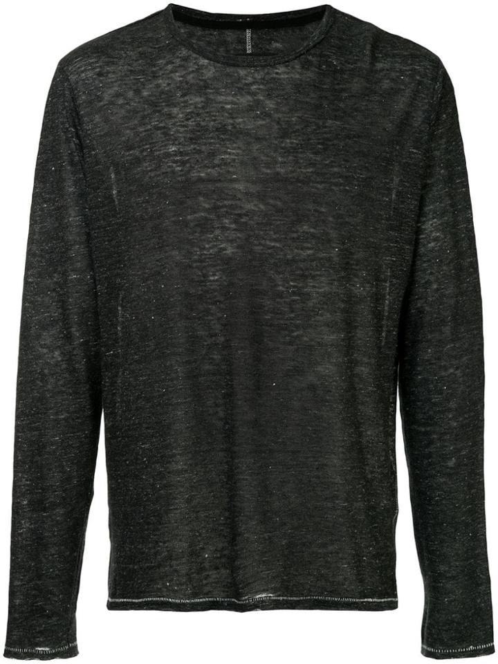 Rag & Bone Owen Long Sleeve T-shirt - Black