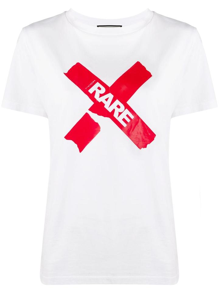 Roqa Rare Print T-shirt - White