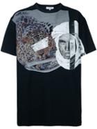 Les Benjamins - Leopard Print T-shirt - Men - Cotton/spandex/elastane - Xl, Black, Cotton/spandex/elastane