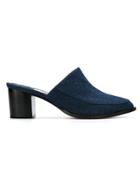 Lilly Sarti Denim Mules - Blue