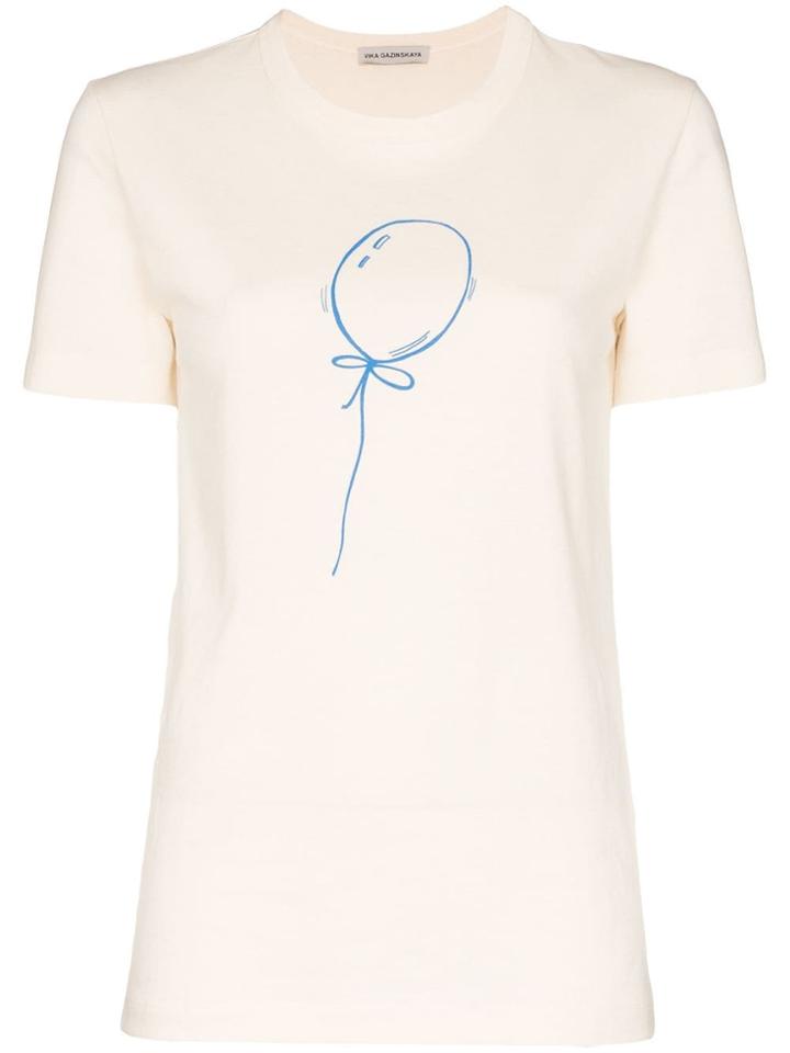 Vika Gazinskaya Balloon Print T-shirt - White
