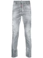 Dsquared2 Broken Slim Jeans - Grey